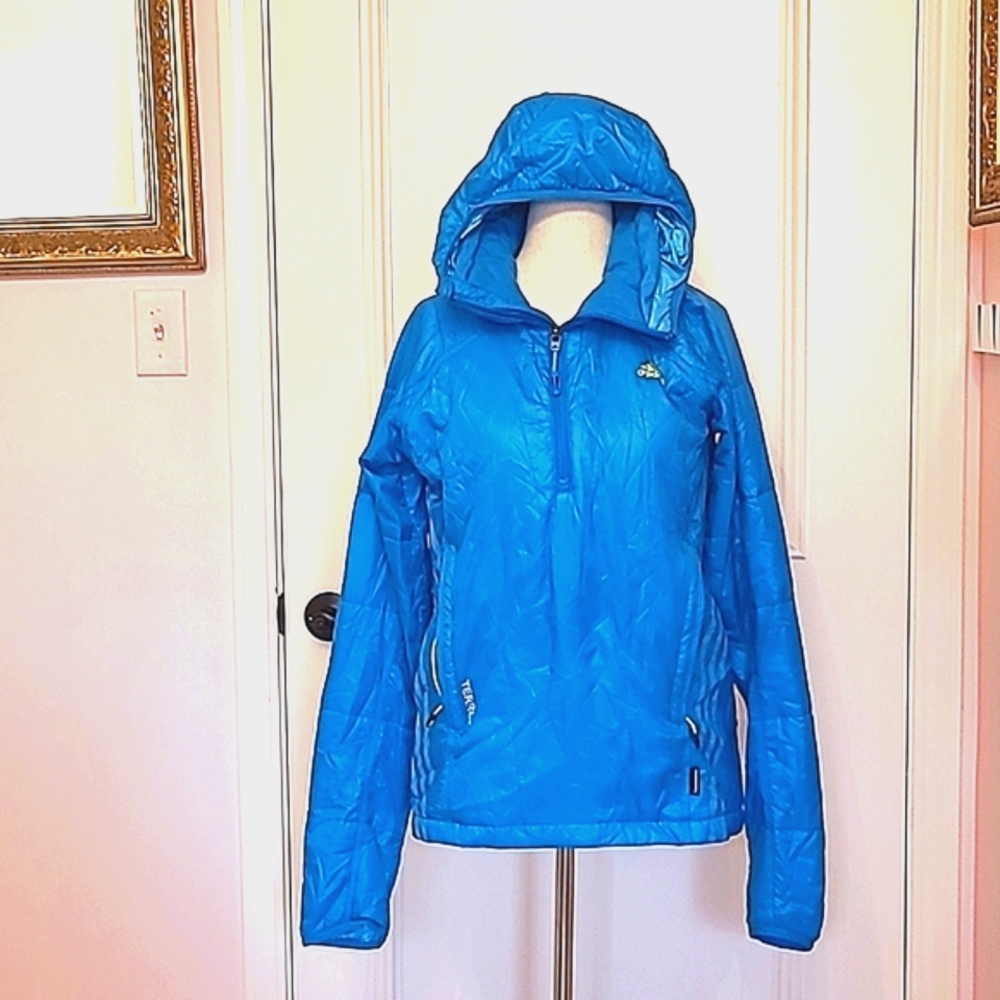 Adidas Teal Primaloft Pullover Jacket - image 1
